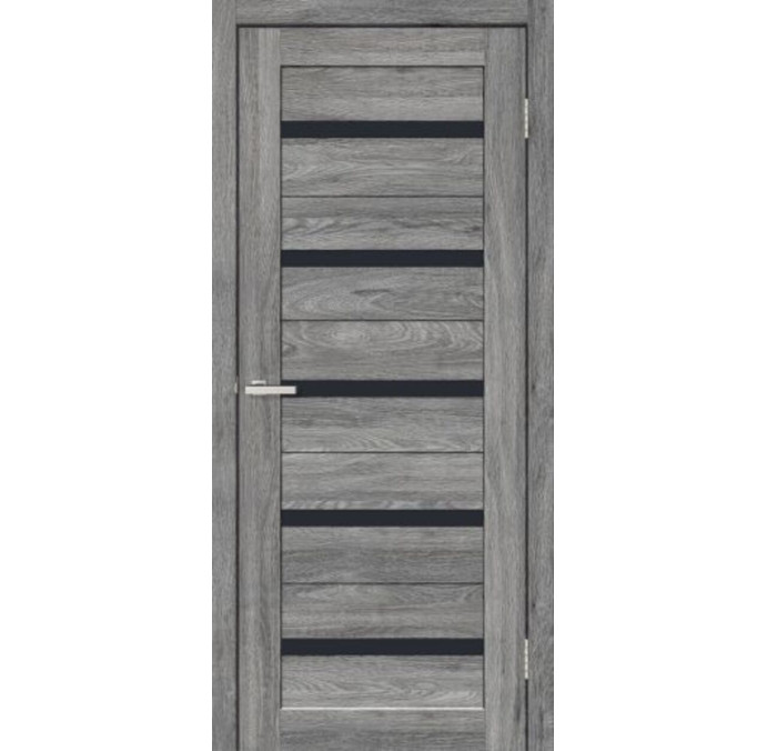 Міжкімнатні двері DOORS C 026 дуб сієрра + скло чорне Міжкімнатні двері DOORS C 026 дуб сієрра + скло чорне