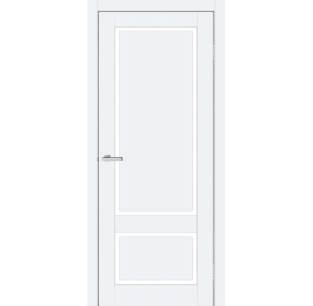 Міжкімнатні двері DOORS C 105 G емаліт білий + скло сатин
